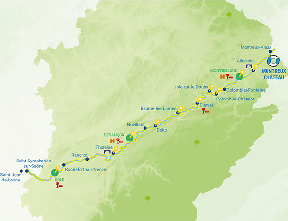 Attraits touristiques en Franche Comté