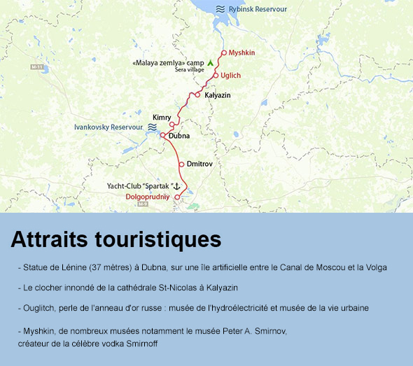 Attraits touristiques en Russie